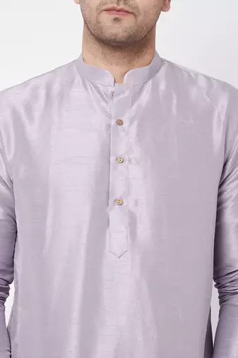 Lavander Silk Blend Kurta