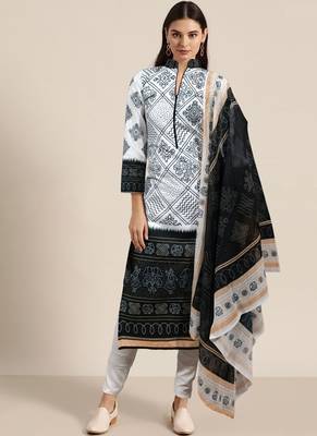 Fashion petals solid poly reyon kurti with leggings dupatta set 1