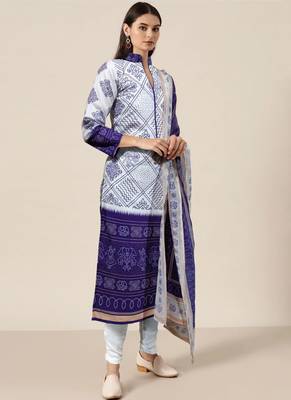 Fashion petals solid poly reyon kurti with leggings dupatta set 1