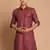 Purple Cotton Blend Kurta