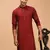 Maroon Viscose Kurta