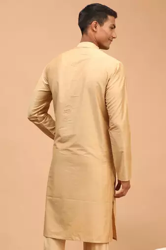 Rose Gold Viscose Kurta