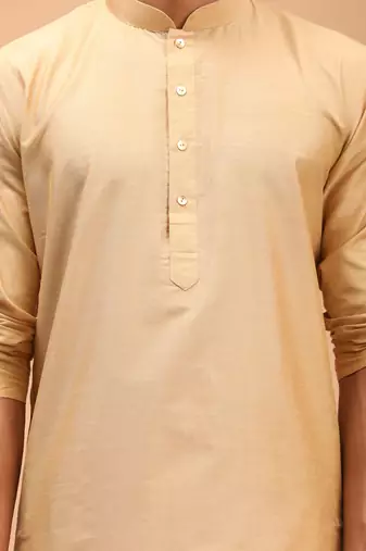 Rose Gold Viscose Kurta
