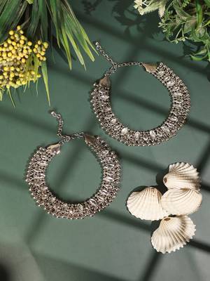 Stylish and antique celebrity inspired latest trendy stylish anklet for women's and girls 1