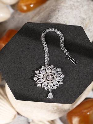 Stylish and antique celebrity inspired latest trendy stylish head jewellery for women's and girls 1