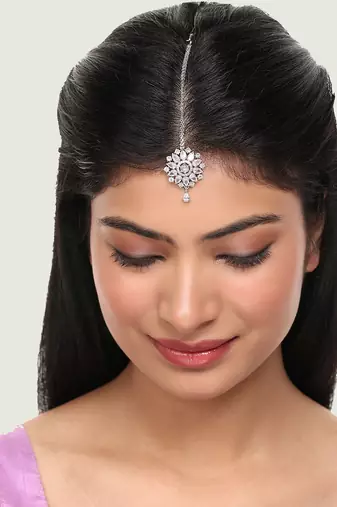 Stylish and antique celebrity inspired latest trendy stylish head jewellery for women's and girls