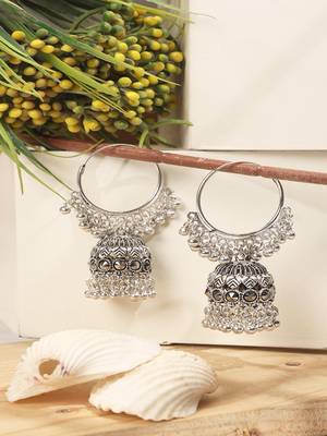 Stylish and antique multi-handmade celebrity inspired latest trendy earrings for women's and girls 1