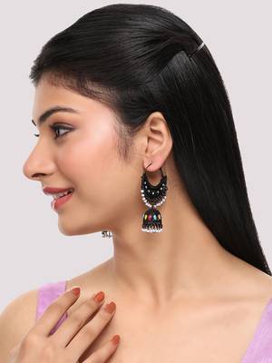 Antique multi-handmade celebrity inspired latest trendy stylish earrings for women's and girls 1