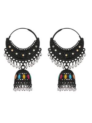 Antique multi-handmade celebrity inspired latest trendy stylish earrings for women's and girls 2