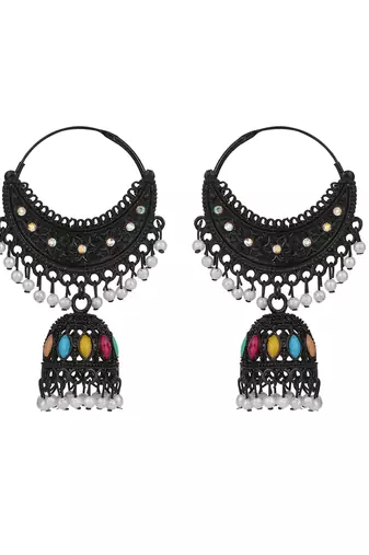 Antique multi-handmade celebrity inspired latest trendy stylish earrings for women's and girls