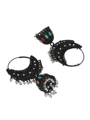 Antique multi-handmade celebrity inspired latest trendy stylish earrings for women's and girls 3