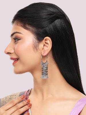 Stylish & antique multi-handmade celebrity look latest trendy stylish earrings for women's and girls 2