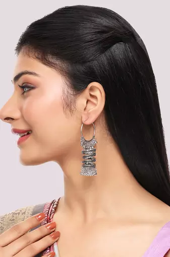 Stylish & antique multi-handmade celebrity look latest trendy stylish earrings for women's and girls