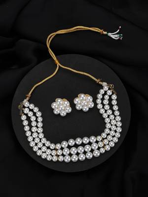 Luxury necklace and earrings jewellery set for women and girls for wedding wear casual wear new 1