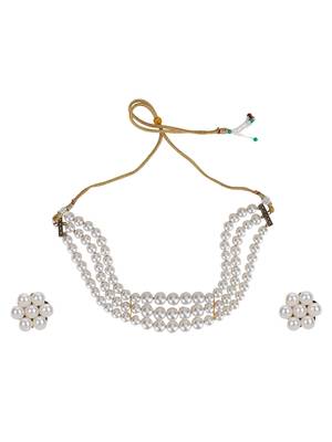 Luxury necklace and earrings jewellery set for women and girls for wedding wear casual wear new 3