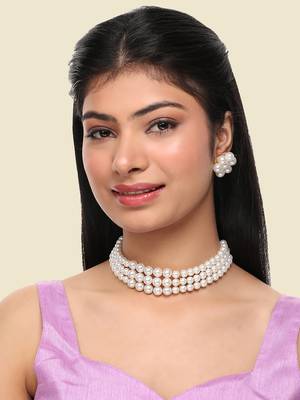 Luxury necklace and earrings jewellery set for women and girls for wedding wear casual wear new 5