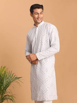 aqua georgette kurta 2