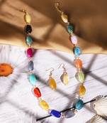 Luxury necklace and earrings jewellery set for women and girls for new wedding wear, casual wear.