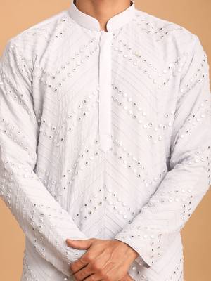 aqua georgette kurta 4