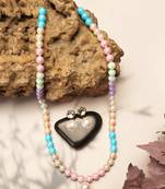 Ladies luxury necklace and earrings jewellery set for women and girls for wedding wear, casual wear.