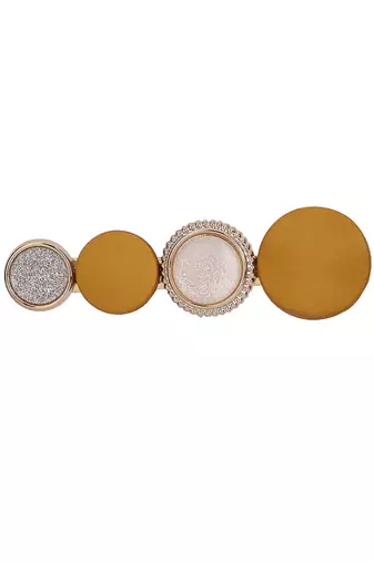 Trendy deluxe hair glamorous gold plated hair fashionable hair accessory for girls and womens