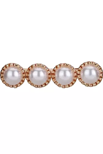 Trendy deluxe hair glamorous gold plated hair fashionable hair accessory for girls and womens