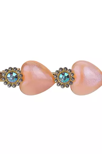 Trendy deluxe hair glamorous hair silver plated fashionable hair accessory for girls and womens