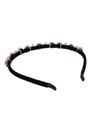 Trendy deluxe hair glamorous gold stones hair fashionable hair accessory for girls and womens 5