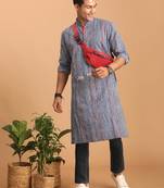 Indigo Blue Cotton Kurta