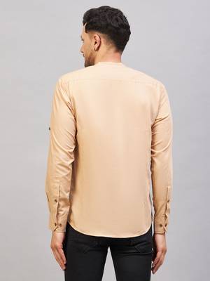 Chiku Brown Cotton Blend Kurta 3