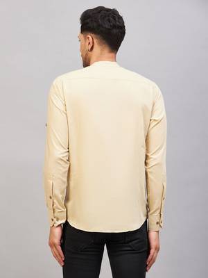 Cream Cotton Blend Kurta 3