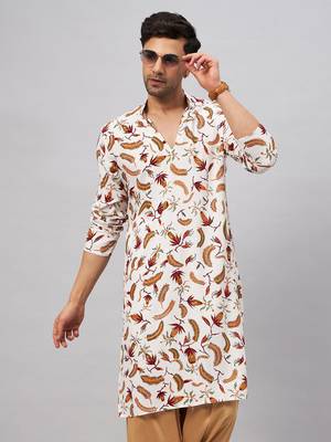 White Rayon Kurta 1