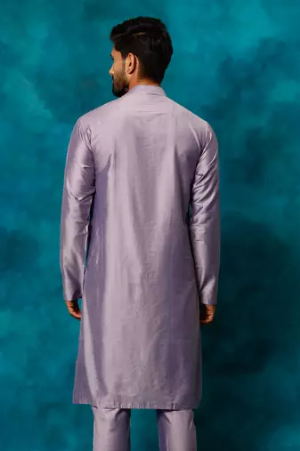 Purple Viscose Kurta