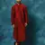 Maroon Viscose Blend Kurta