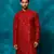 Men'S Maroon Silk Blend Kurta