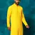 Yellow Rayon Cotton Kurta
