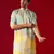 Mens Multi Color Base Yellow Cotton Blend Kurta