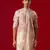  multi color base cream cotton blend kurta