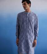 Aqua Cotton Kurta