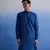 Blue Pure Cotton Kurta