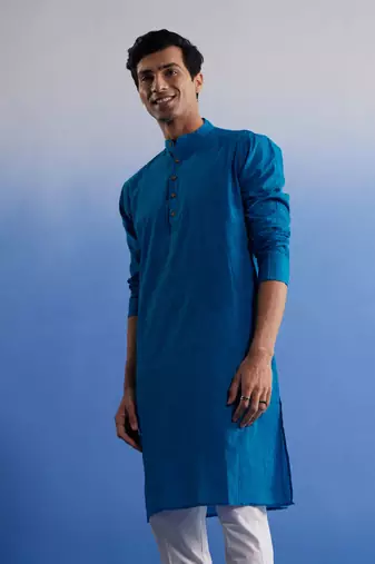 Aqua Pure Cotton Kurta