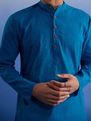 Aqua Pure Cotton Kurta 4