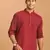 Maroon Cotton Short Kurta