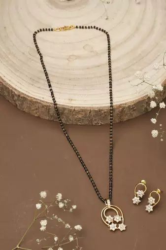 American Diamond Mangalsutra For Weddings