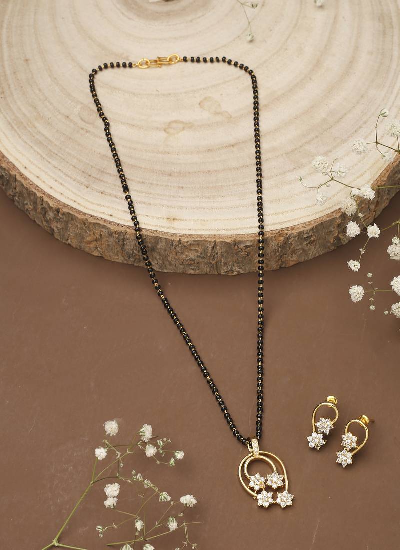 American Diamond Mangalsutra For Weddings