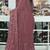Purple embroidered faux georgette semi stitched salwar suit