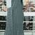 Dark grey embroidered faux georgette semi stitched salwar suit