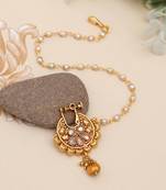 White color nose nath