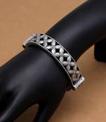 Silver color oxidised bracelet