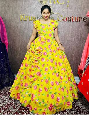 Yellow Lehenga Choli 1